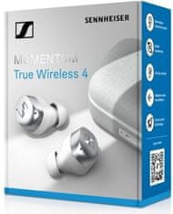 SENNHEISER Momentum True Wireless 4, biela/strieborná