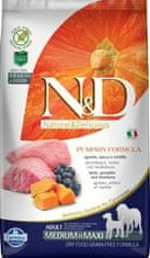 N&D PUMPKIN Dog GF Lamb & Blueberry Adult Medium & Maxi 2,5 kg