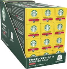 Starbucks by NESPRESSO Blonde Espresso Roast Decaf, 12x10 kapsúl