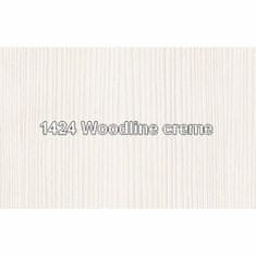 KONDELA Skriňa 1D2S, woodline krem, TIFFY 06 drevotrieska 39.6 x 69 x 212.1 cm