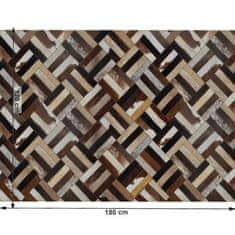 KONDELA Luxusný koberec, pravá koža, 120x180, typ 2 58 x 120 x 83 cm