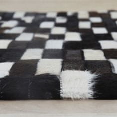 KONDELA Luxusný koberec pravá koža 120x180 TYP 6 58 x 120 x 0,8 cm