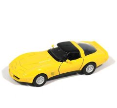 Welly 1:34 1982 Chevrolet Corvette Coupe Červená