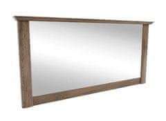KONDELA Zrkadlo DA22 VILAR hnedá drevotrieska 7 x 133 x 66 cm