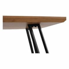 KONDELA Jedálenský stôl dub, čierna 140x80 cm PEDAL