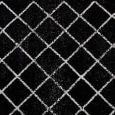 KONDELA Koberec čierna 100x150 cm MATES TYP 1
