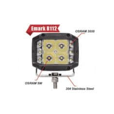 AUTOLAMP Dálkový světlomet LED 2100 lm 12-24V homologace 97x89 mm