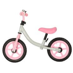 KIK KX4544_2 Detský balančný bicykel Trike Fix Balance bielo - ružový