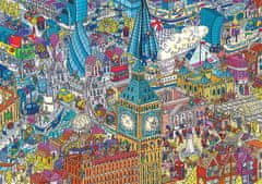 Trefl Puzzle UFT Eye-Spy Time Travel: Londýn 1000 dielikov