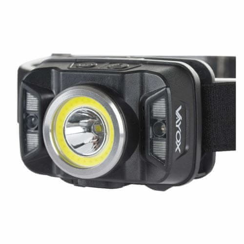 Vayox KX3907 LED čelovka so senzorom pohybu XTE 5W+COB 10W VA0025