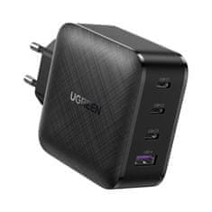 Ugreen GaN PPS 65W USB/3x USB-C QC 3.0PD SCP FCP AFC nitrid gália čierny CD224 70774 Ugreen rýchlonabíjačka