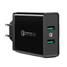 Ugreen 2xUSB-A 36W QC3.0 sieťová nabíjačka čierna CD161 Ugreen