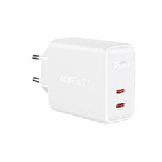 AceFast Napájacia nabíjačka 2x USB-C 40W PPS PD QC 3.0 AFC FCP biela A9 biela Acefast