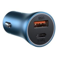 BASEUS USB-C/USB 40 WPD 3.0 Quick Charge 4+ SCP FCP AFC modrá CCJD-03 Baseus nabíjačka do auta