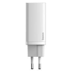 BASEUS Sieťová nabíjačka Baseus 65W USB/USB-C Quick Charge 3.0PD CCGAN2L-B02