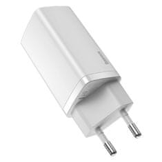 BASEUS Sieťová nabíjačka Baseus 65W USB/USB-C Quick Charge 3.0PD CCGAN2L-B02