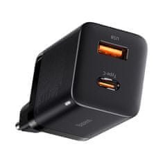 BASEUS USB/USB-C 30WPD Quick Charge Black CCSUPP-E01 Baseus