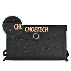 Choetech USB skladacia solárna nabíjačka 19W 2x USB čierna SC001 Choetech