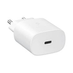 SAMSUNG Sieťová nabíjačka Samsung 25 W USB-C + kábel USB-C 1 m biely EP-TA800XWEGWW