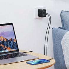 Ugreen Napájacia nabíjačka 2x USB-C 66WPD 3.0 Quick Charge 4.0+ čierna CD216 Ugreen