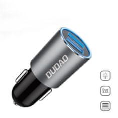 DUDAO Nabíjačka do auta 2x USB 3,4A sivá R5s sivá Dudao