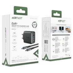 AceFast GaN 65W sieťový nabíjací adaptér USB-C/USB HDMI 4K adaptér s káblom biely Acefast