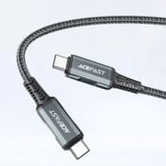 AceFast GaN A17 65W USB-C/USB-A nabíjačka HDMI 4K 60Hz adaptér s káblom - čierna Acefast