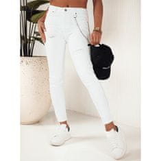 Dstreet Dámske džínsové nohavice ALEX biele uy1878 M