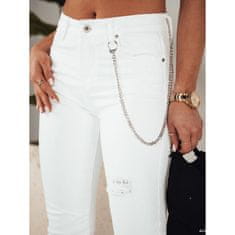 Dstreet Dámske džínsové nohavice ALEX biele uy1878 M