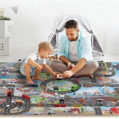 Bellestore Detský dopravný interaktívny koberec na pochopenie premávky PlayStreet