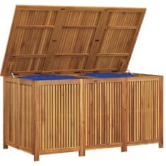 Vidaxl Záhradný úložný box 150x80x75 cm masívne akáciové drevo