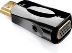 Verk  06305 Konvertor z HDMI na VGA D-SUB audio čierny