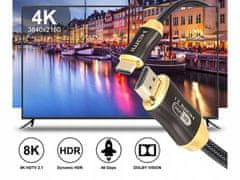 Verk  13147 Kábel HDMI 2.1, 2m 8K 60Hz 4K 120Hz