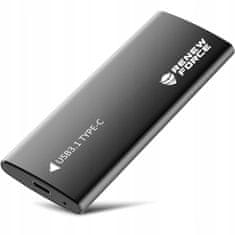 Verk  06312 Externý adaptér M.2 SSD na USB 3.0 čierny