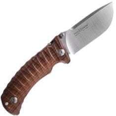 Fox Knives FX-130 DW PRO-HUNTER vreckový lovecký nôž 9,5 cm, drevo Palisander, kožené puzdro