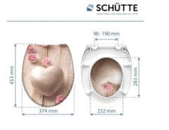 Schütte WC sedátko ROMANTIC | Duroplast, Soft Close s automatickým klesáním a rychloupínáním