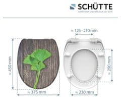 Schütte WC sedátko GINGKO und WOOD | Duroplast, Soft Close s automatickým klesáním