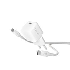 EPICO 30W GaN sieťová nabíjačka s 1.2m USB-C káblom 9915101100178 - biela