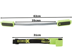 Verk 12286 Flexibilná dielenská LED lampa, magnetická, 125 - 182 cm