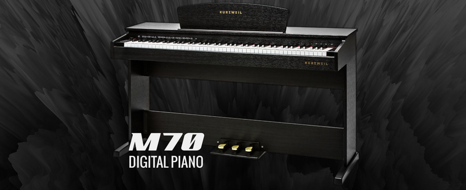  hracie digitálne piano kurzweil M70 SR pripojenie slúchadiel výborný pomer cena kvalita jednoduché ovládanie usb port midi automatické doprovody