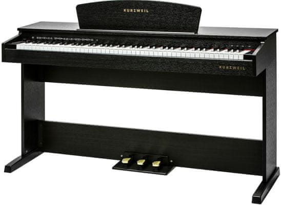 hracie digitálne piano kurzweil M70 SR pripojenie slúchadiel výborný pomer cena kvalita jednoduché ovládanie usb port midi automatické doprovody