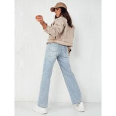 Dstreet Dámska džínsová bunda LUISE svetlo béžová ty4125 S-M
