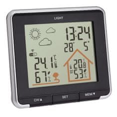 TFA 35.1153.01 LIFE bezdrôtová meteostanica s predpoveďou počiasia, čierna, vysielač 30.3241.02