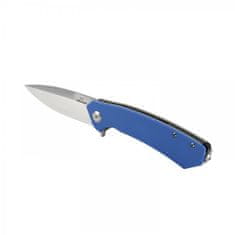 Ganzo Adimanti Skimen-BL vreckový nôž 8,5 cm, modrá, G10, oceľ, rozbíjač skiel