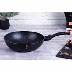 Berlingerhaus Panvica WOK s mramorovým povrchom 28 cm Black Rose Collection