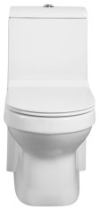 SAPHO HUBERT WC kombi, zadný/spodný odpad, biela PB304 - Sapho