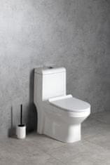 SAPHO HUBERT WC kombi, zadný/spodný odpad, biela PB304 - Sapho