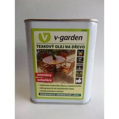 VEGA Bezfarebný teakový olej sokrates V-garden 0,75l 1807570013