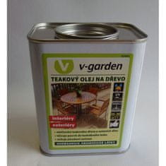 VEGA Bezfarebný teakový olej sokrates V-garden 0,75l 1807570013