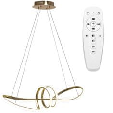 Toolight Moderné stropné svietidlo LED + PILOT APP824-CP Gold